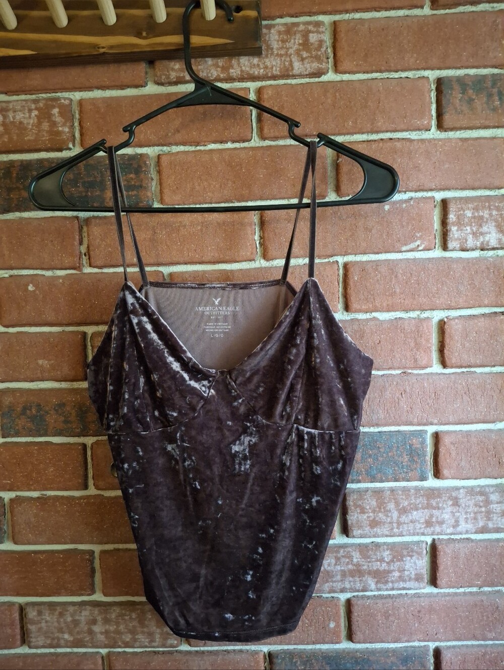 American Eagle Outfitters  velvet tank top